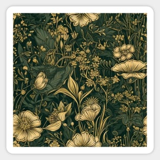 Vintage spring wildflowers Sticker